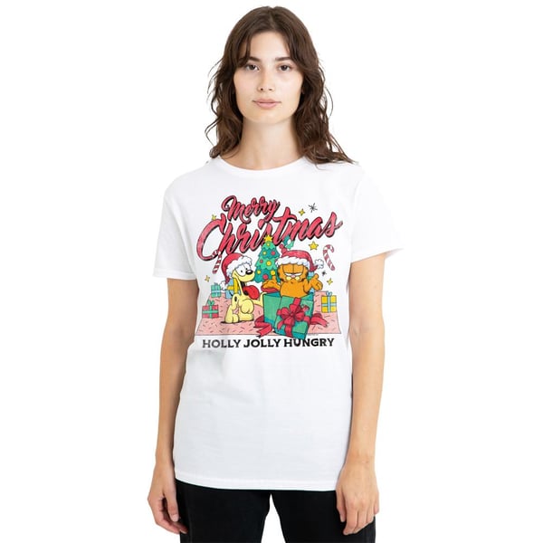 Garfield Unisex Adult Merry Christmas T-Shirt