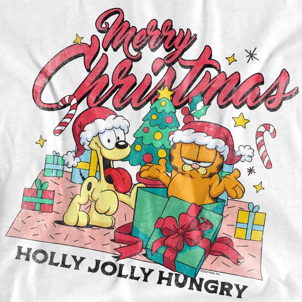 Garfield Unisex Adult Merry Christmas T-Shirt