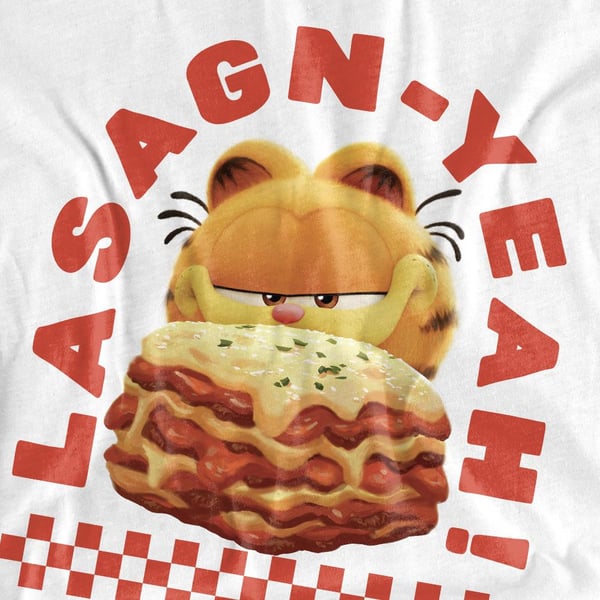 Garfield-elokuva Unisex aikuisten Lasagnyeah T-paita