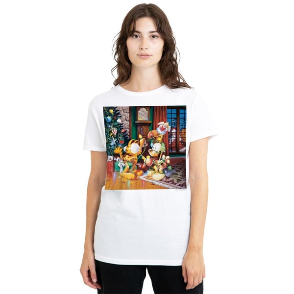 Garfield Unisex Adult Odie Tree T-Shirt