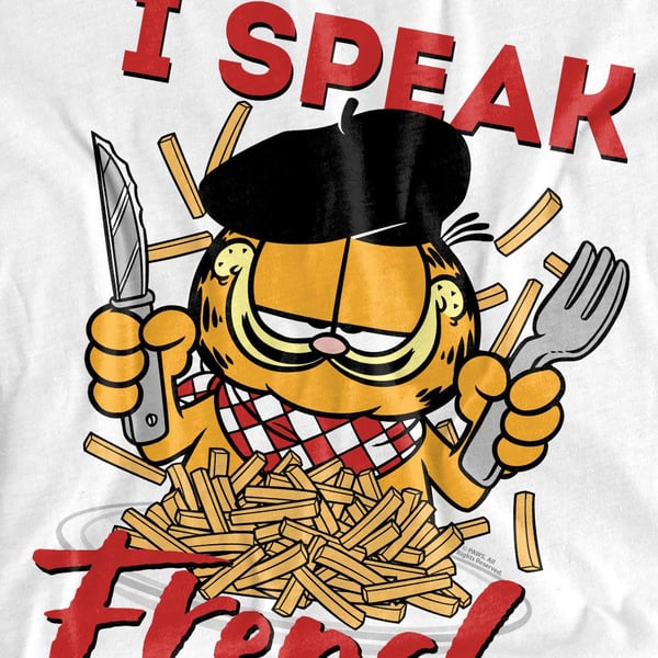 Garfield Unisex Adult Speaking Love T-Shirt