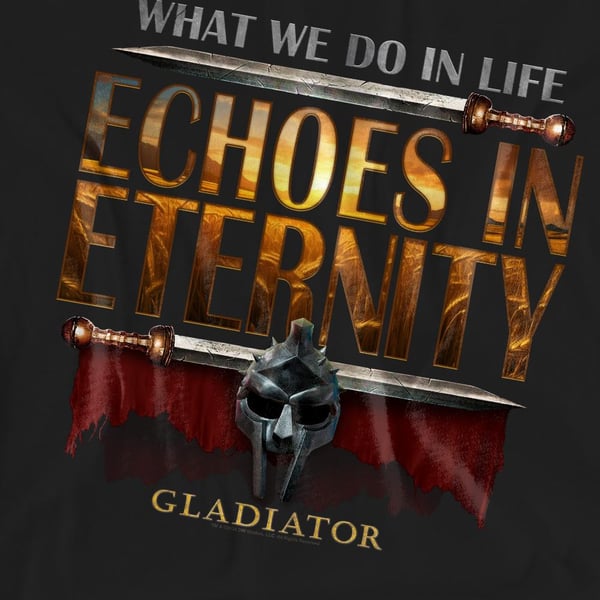 Gladiator Unisex Adult Echoes In Eternity T-Shirt