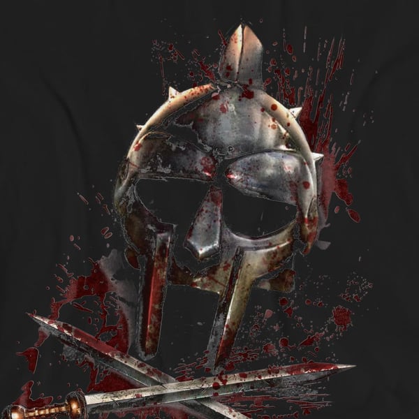 Gladiator Unisex Adult Helmet T-Shirt