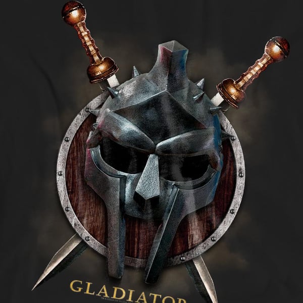 Gladiator Unisex Adult Maximus Helmet T-Shirt