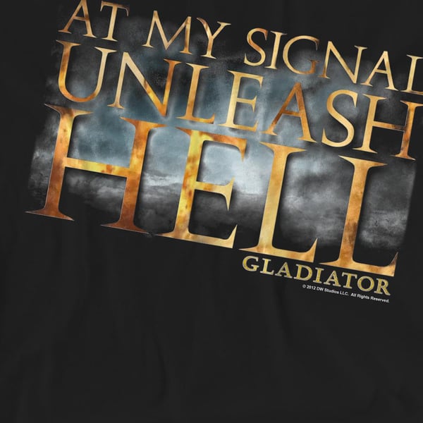 Gladiator Unisex Adult Unleash Hell T-Shirt
