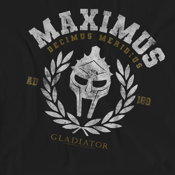 Gladiator Unisex Adult Academy Wreath T-Shirt