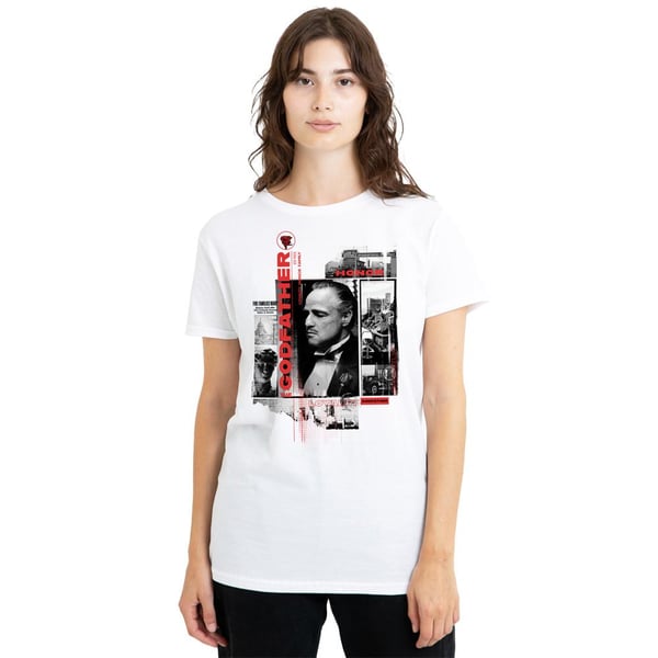 The Godfather Unisex Adult Don Vito Corleone Collage T-Shirt