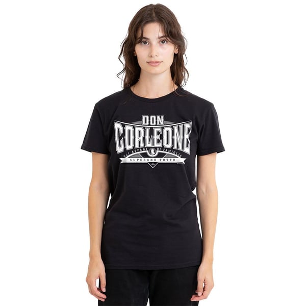 The Godfather Unisex Adult Don Vito Corleone Text T-Shirt