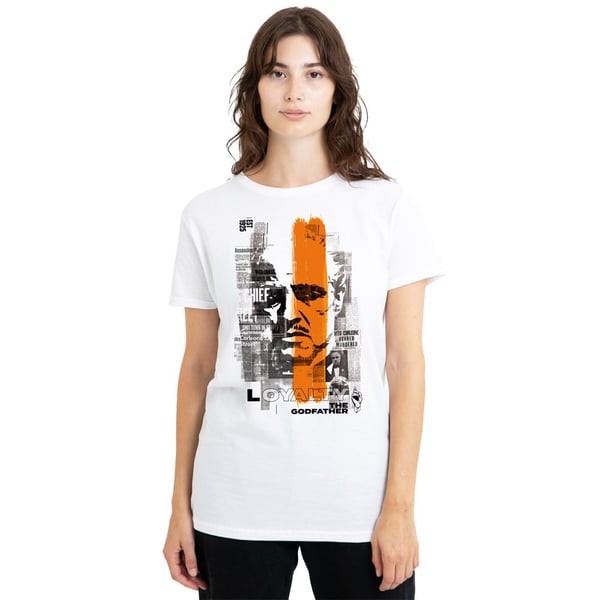 The Godfather Unisex Adult Don Vito Corleone Newspaper Strip T-Shirt