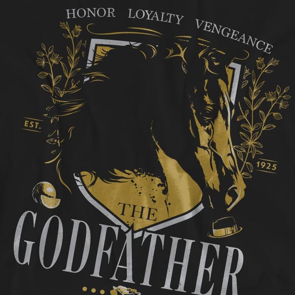 The Godfather Unisex Adult Crest T-Shirt