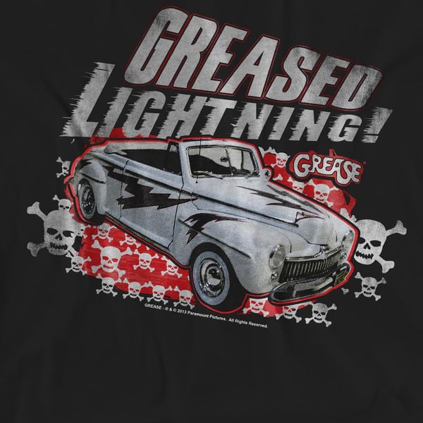 Grease Unisex Adult Greased Lightening T-Shirt