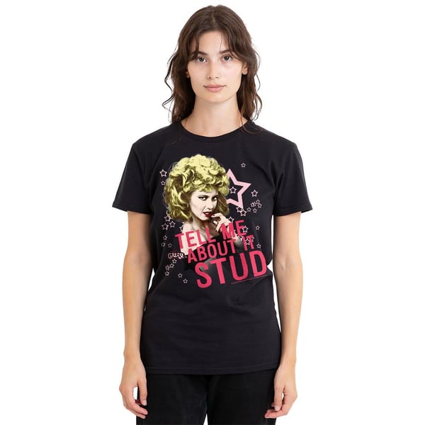 Grease Unisex Adult Tell Me About It Stud T-Shirt