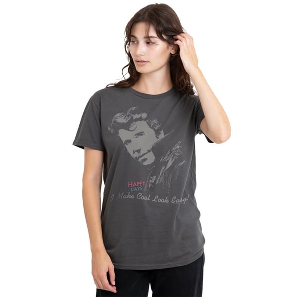 Happy Days Unisex Adult Cool The Fonz T-Shirt