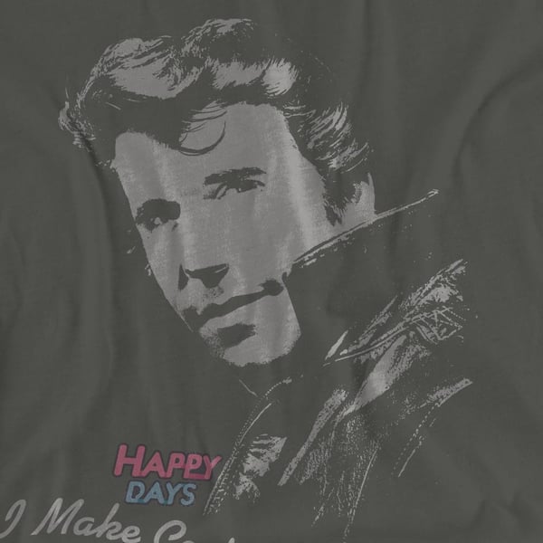 Happy Days Unisex Adult Cool The Fonz T-Shirt