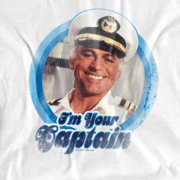 The Love Boat Unisex Adult I´m Your Captain T-Shirt