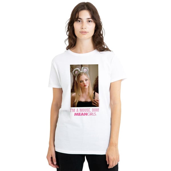 Mean Girls Unisex Adult I´m A Mouse Duh T-Shirt