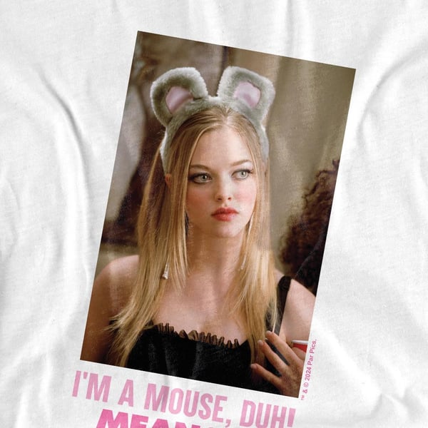 Mean Girls Unisex Adult I´m A Mouse Duh T-Shirt