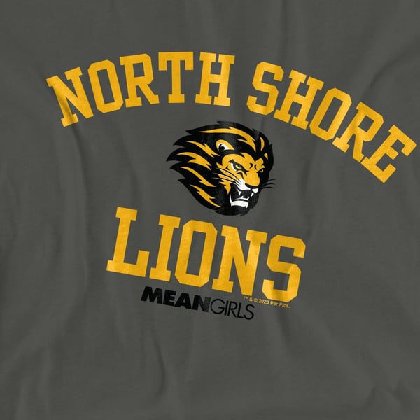 Mean Girls Unisex Adult North Shore Lions T-Shirt