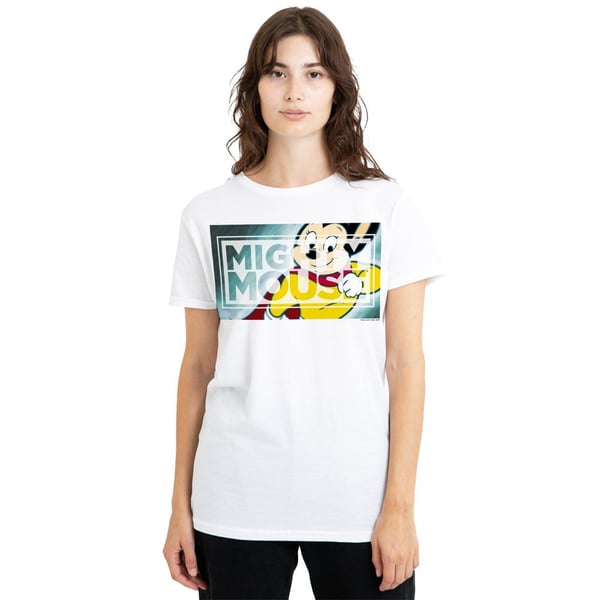 Mighty Mouse Unisex Adult Mighty Rectangle T-Shirt