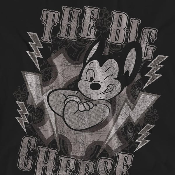 Mighty Mouse Unisex Adult The Big Cheese T-Shirt
