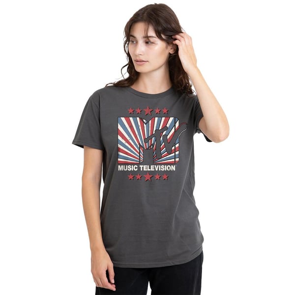 MTV Unisex Americana T-shirt til voksne