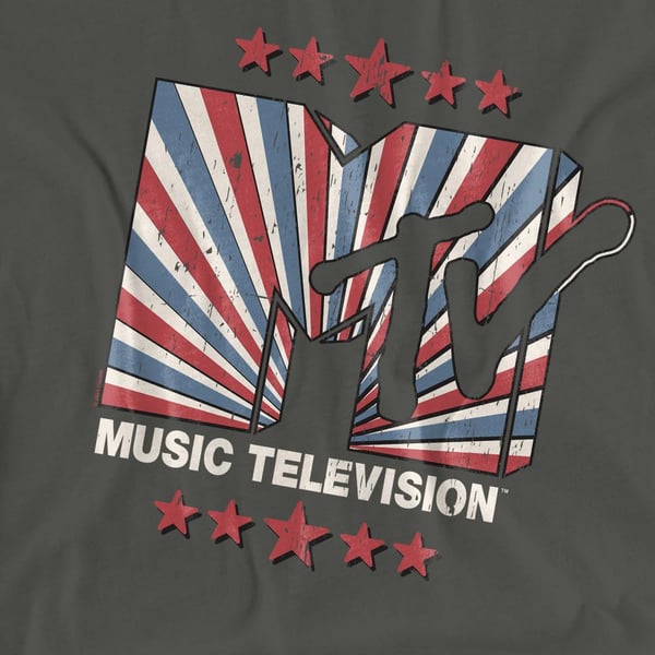 MTV Unisex Americana T-shirt til voksne