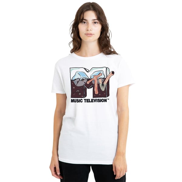 MTV Unisex Adult Soda On Ice T-Shirt