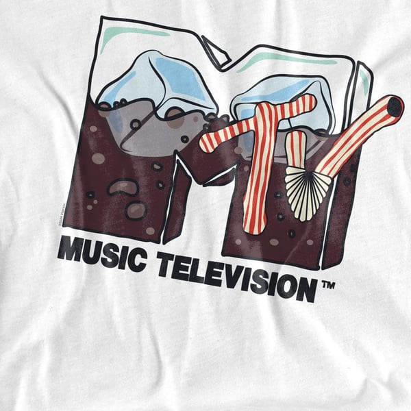 MTV Unisex Adult Soda On Ice T-Shirt