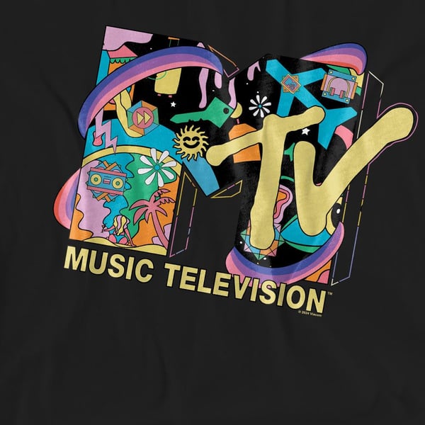 MTV Unisex Adult Vacation Icons T-Shirt