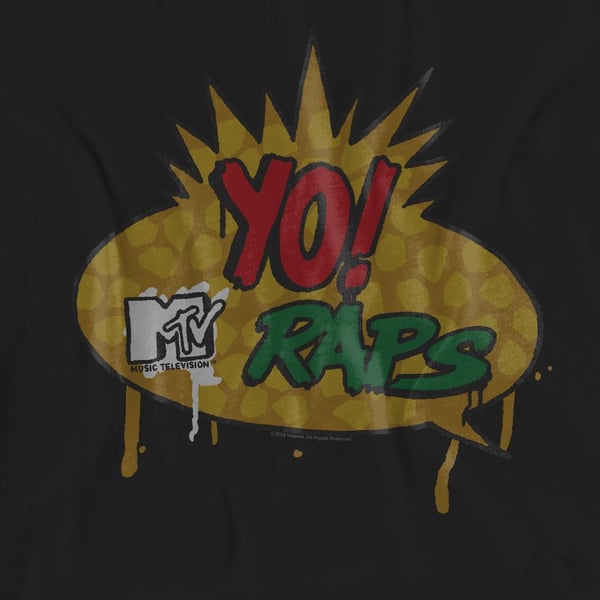 Yo! MTV Raps Unisex Adult Logo T-Shirt