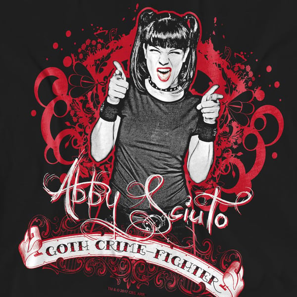 NCIS Unisex Adult Goth Crime Fighter T-Shirt