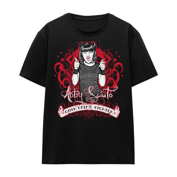 NCIS Unisex Adult Goth Crime Fighter T-Shirt
