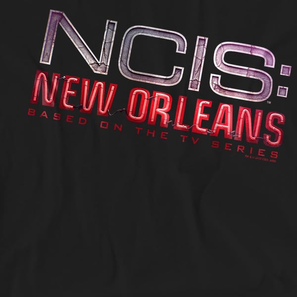 NCIS: New Orleans Unisex Adult Neon Sign T-Shirt