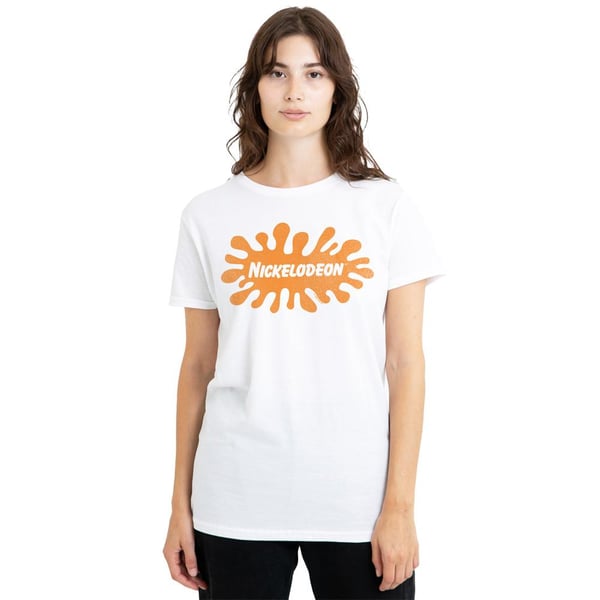 Nickelodeon Unisex Adult Retro Splat Logo T-Shirt