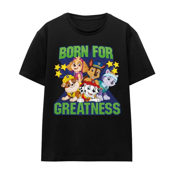 Paw Patrol Unisex Adult Born For Greatness T-Shirt