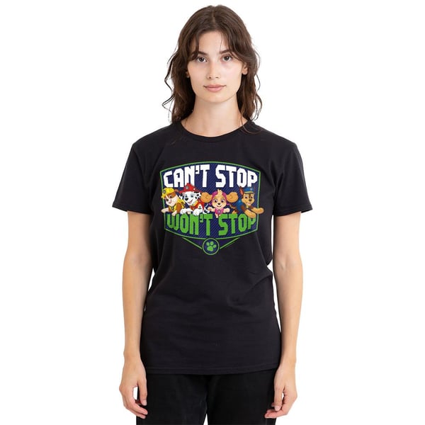 Paw Patrol Unisex Adult Can´t Stop Won´t Stop T-Shirt