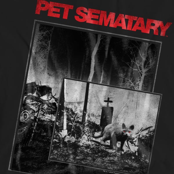 Pet Sematary Unisex Adult Cat Poster T-Shirt