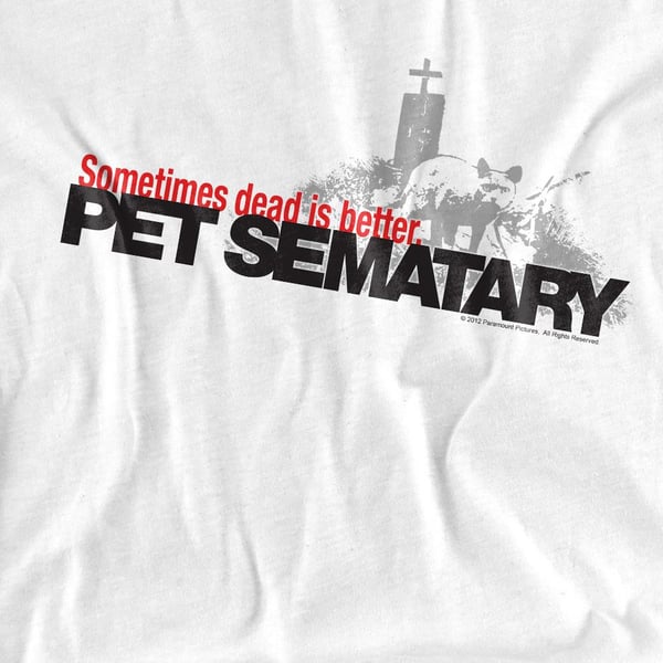 Pet Sematary Unisex Adult Logo T-Shirt