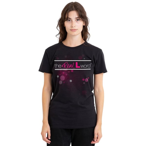 The Real L Word Unisex Adult Flashy Logo T-Shirt