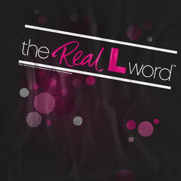 The Real L Word Unisex Adult Flashy Logo T-Shirt
