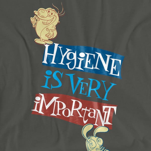 Ren & Stimpy Unisex Adult Hygiene Is Very Important T-Shirt
