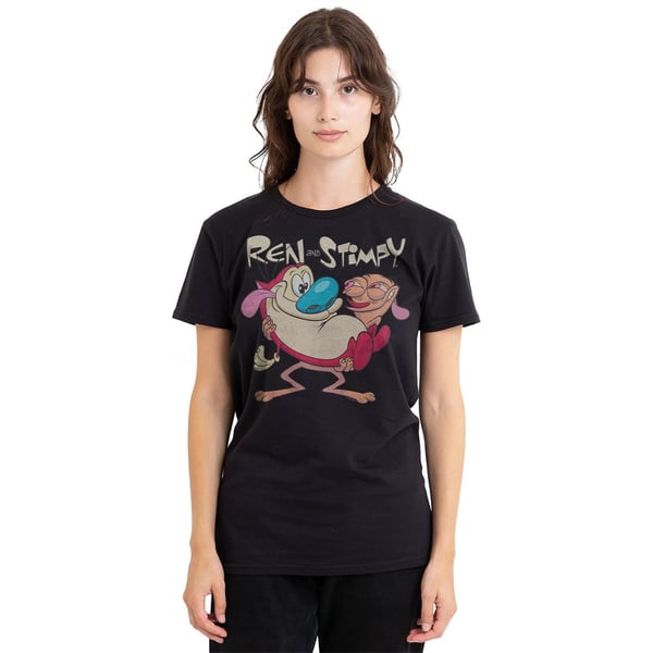 Ren & Stimpy Unisex Adult Two Of A Kind T-Shirt