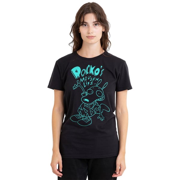 Rocko´s Modern Life Unisex Adult Neon T-Shirt