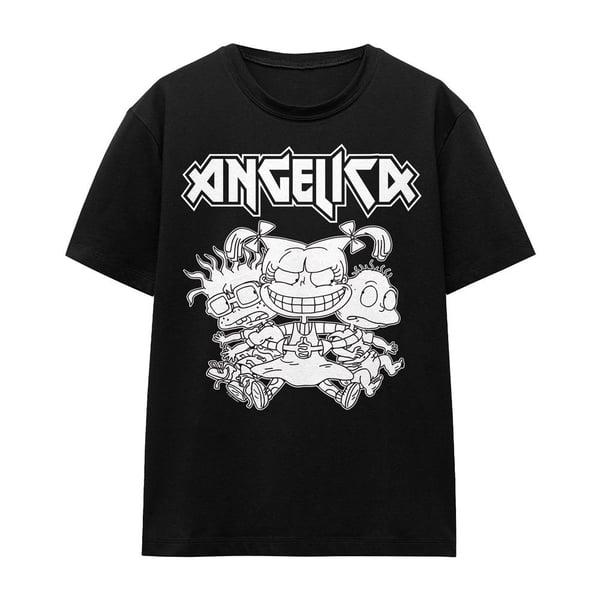 Rugrats Unisex Adult Angelica Pickles Rocks T-Shirt