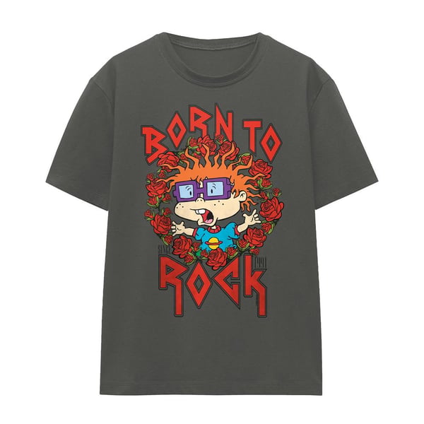 Rugrats Unisex Adult Chucky Was Born To Rock T-Shirt