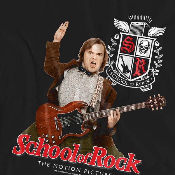 School of Rock Unisex Adult The Teacher Is In T-Shirt