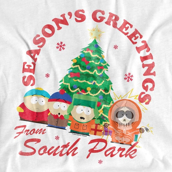 South Park Unisex Vuxen Grupp Jul T-Shirt