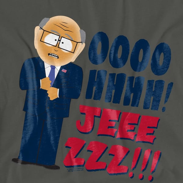 South Park Unisex Adult Oh Jeez T-Shirt