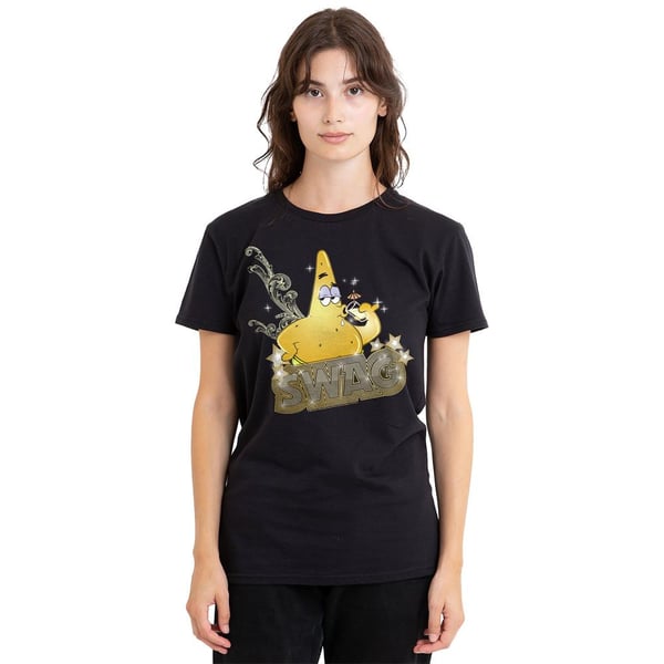 SpongeBob SquarePants Unisex Adult Patrick Has Swag T-Shirt