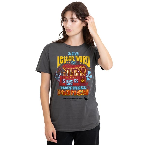 SpongeBob SquarePants Unisex Adult Money Mr Krabs T-Shirt